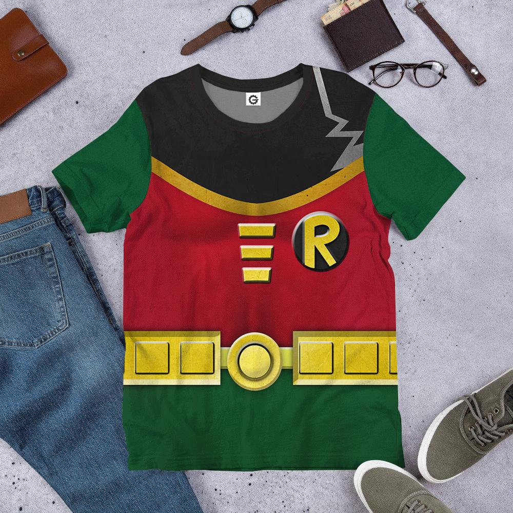 Teen Titan Robin Cosplay Custom Tshirt Hoodie Apparel