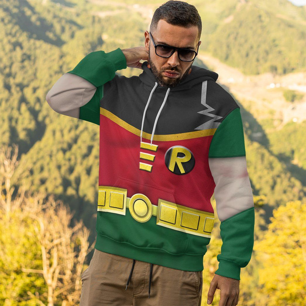  Teen Titan Robin Cosplay Custom Tshirt Hoodie Apparel