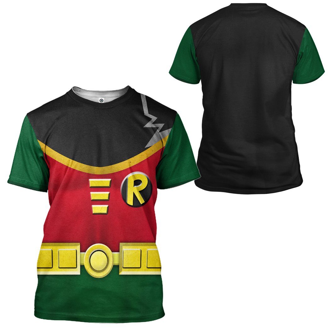  Teen Titan Robin Cosplay Custom Tshirt Hoodie Apparel