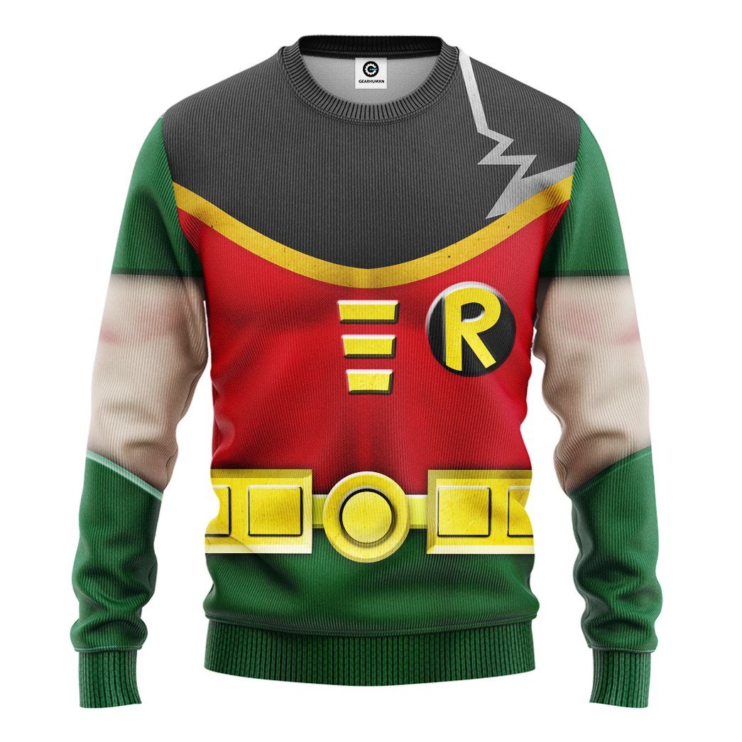  Teen Titan Robin Cosplay Custom Tshirt Hoodie Apparel