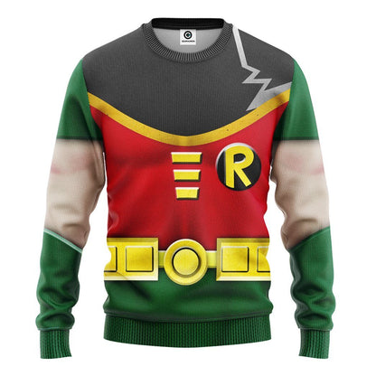  Teen Titan Robin Cosplay Custom Tshirt Hoodie Apparel