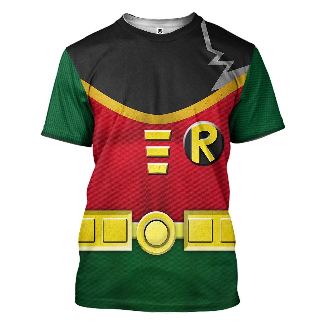  Teen Titan Robin Cosplay Custom Tshirt Hoodie Apparel