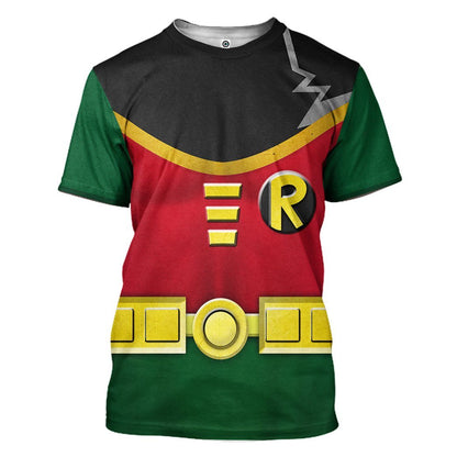  Teen Titan Robin Cosplay Custom Tshirt Hoodie Apparel
