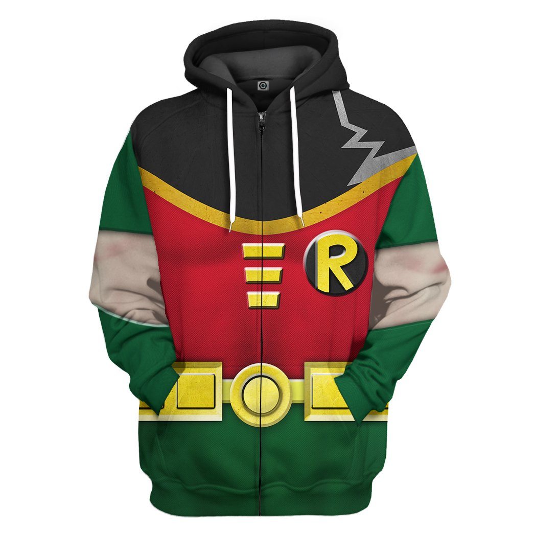  Teen Titan Robin Cosplay Custom Tshirt Hoodie Apparel