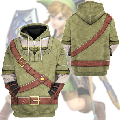  The Legend Of Zelda Link Cosplay Custom Tshirt Hoodie Apparel
