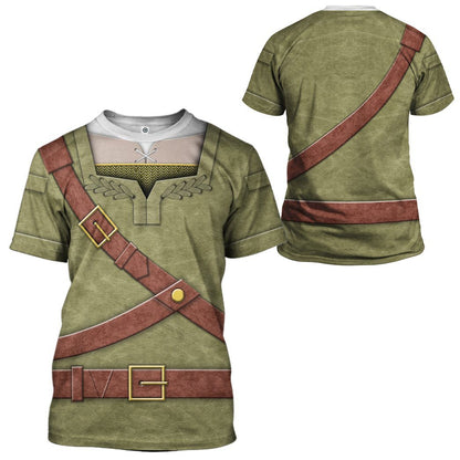  The Legend Of Zelda Link Cosplay Custom Tshirt Hoodie Apparel