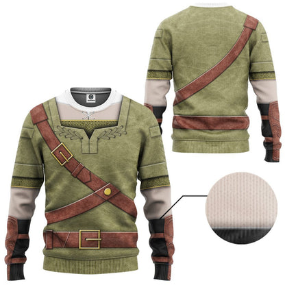  The Legend Of Zelda Link Cosplay Custom Tshirt Hoodie Apparel