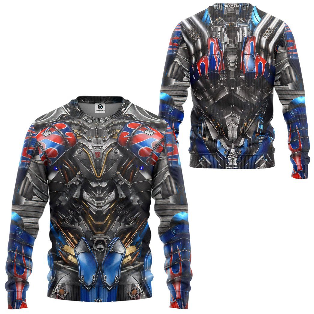  Transformer Optimus Prime Custom Tshirt Hoodie Apparel