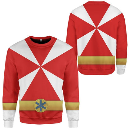  Power Rangers Lightspeed Rescue Red Ranger Custom Tshirt Hoodie Apparel