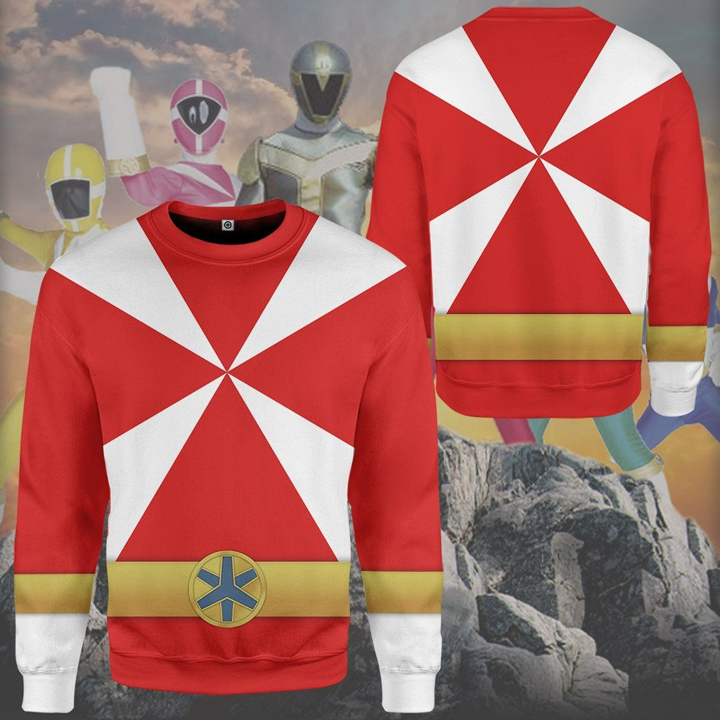  Power Rangers Lightspeed Rescue Red Ranger Custom Tshirt Hoodie Apparel