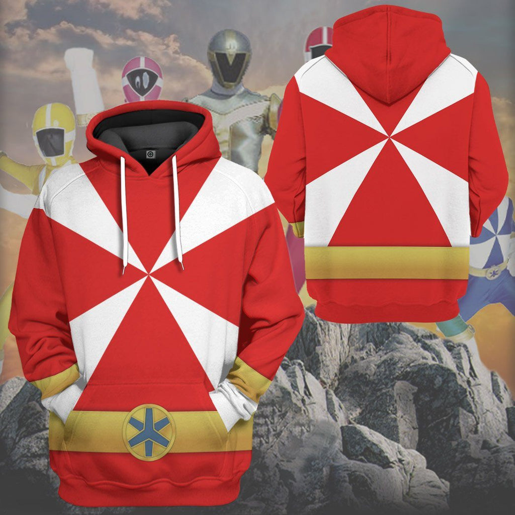  Power Rangers Lightspeed Rescue Red Ranger Custom Tshirt Hoodie Apparel