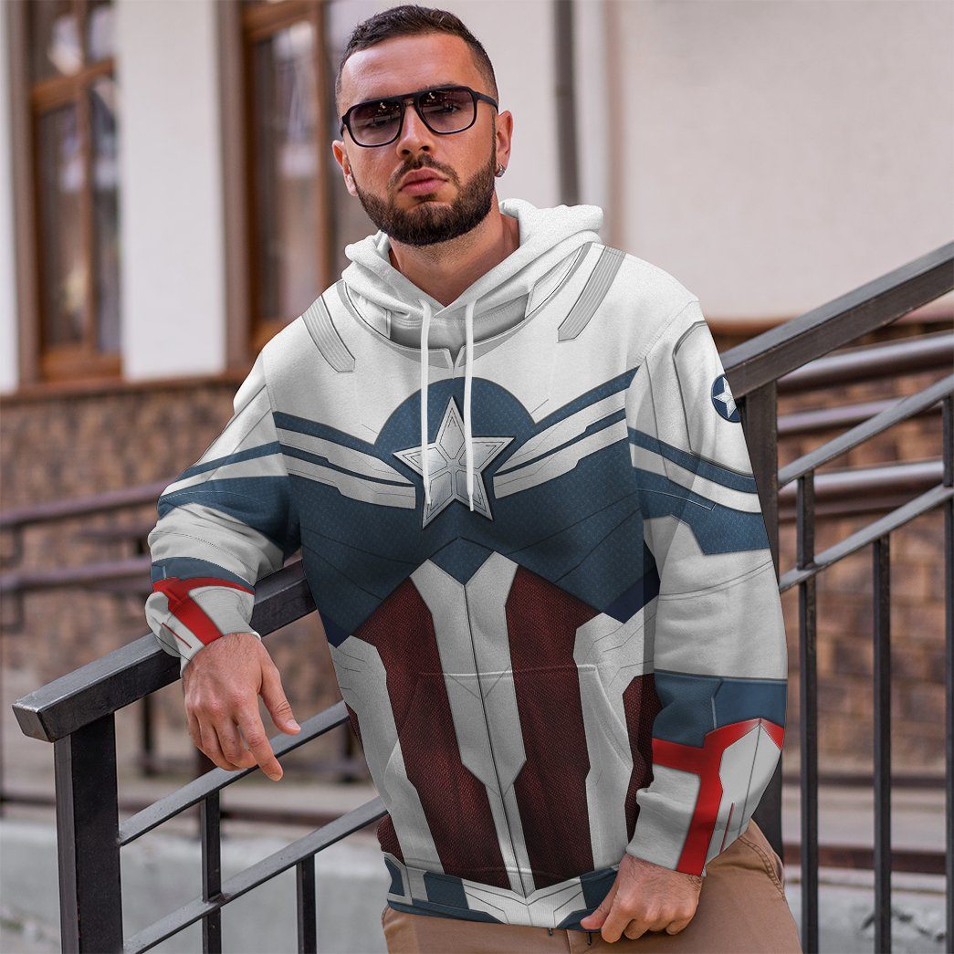  Sam Wilson Captain America Custom Tshirt Hoodie Apparel