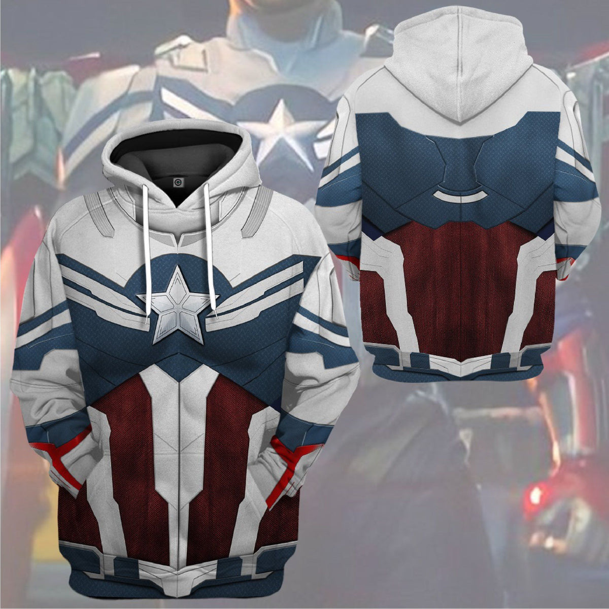  Sam Wilson Captain America Custom Tshirt Hoodie Apparel