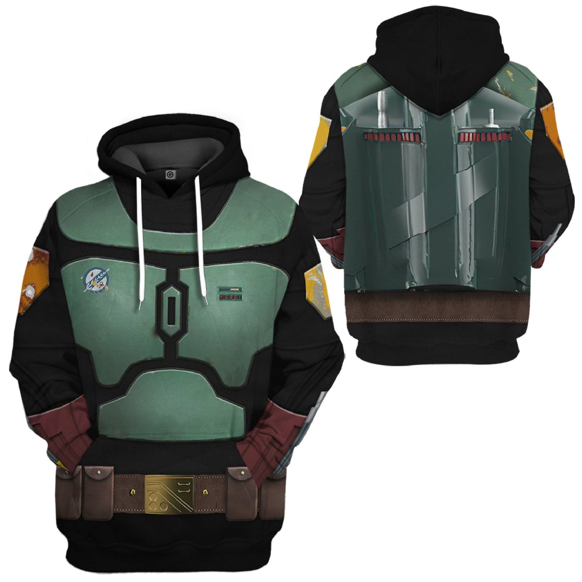  S.W Boba Fett In The Black Mando Season 2 Tshirt Hoodie Apparel