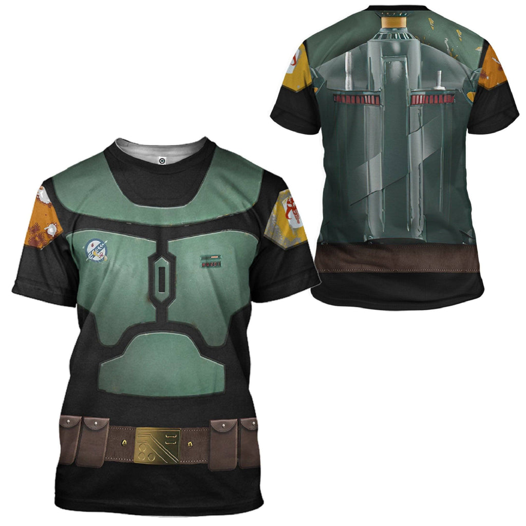  S.W Boba Fett In The Black Mando Season 2 Tshirt Hoodie Apparel