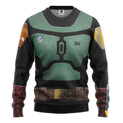  S.W Boba Fett In The Black Mando Season 2 Tshirt Hoodie Apparel