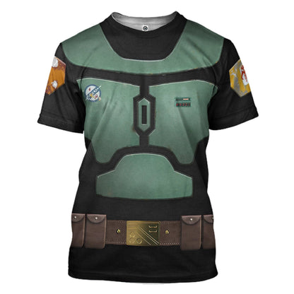  S.W Boba Fett In The Black Mando Season 2 Tshirt Hoodie Apparel