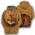 Bengal Cat - All Over Printed Shirt