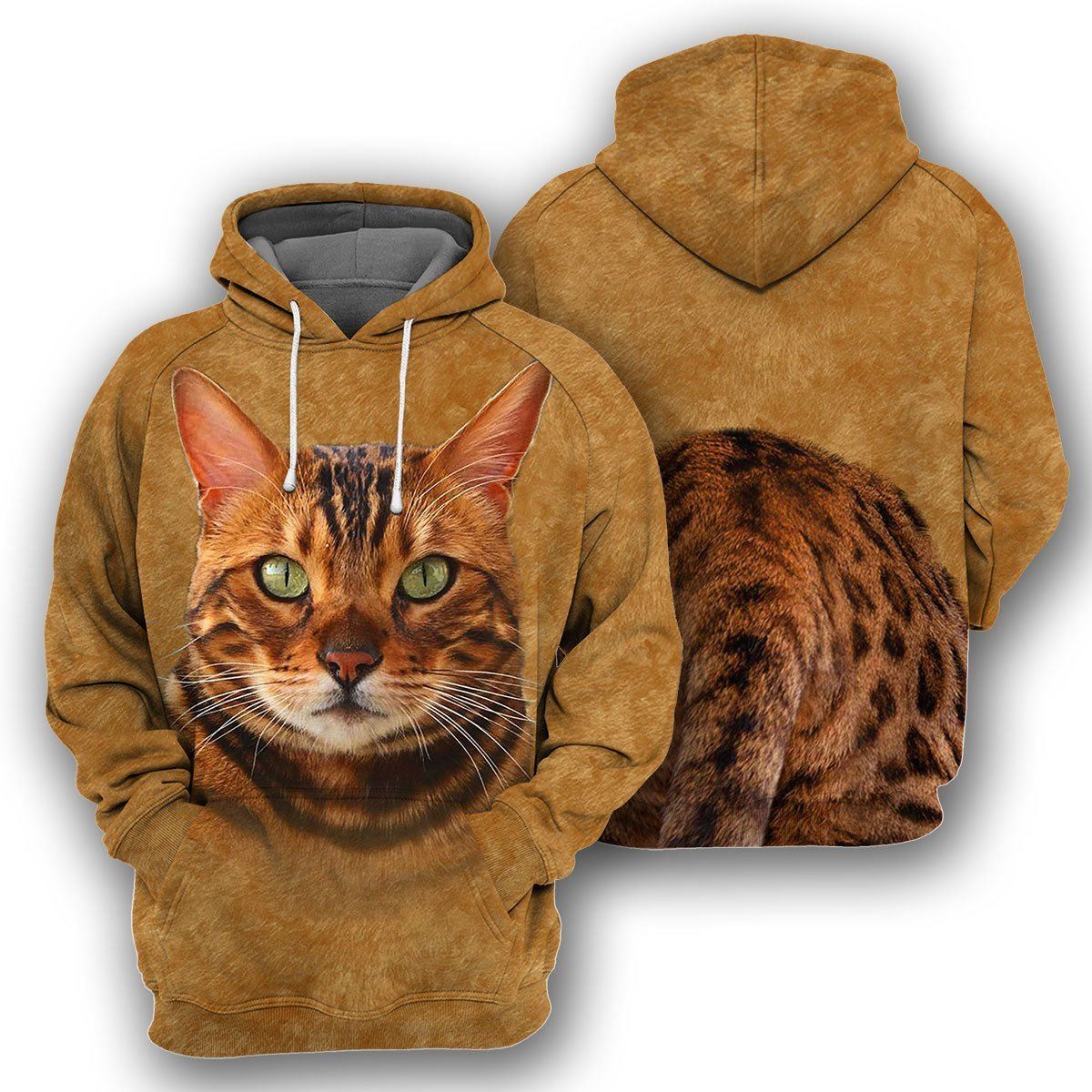 Bengal Cat - All Over Printed Shirt
