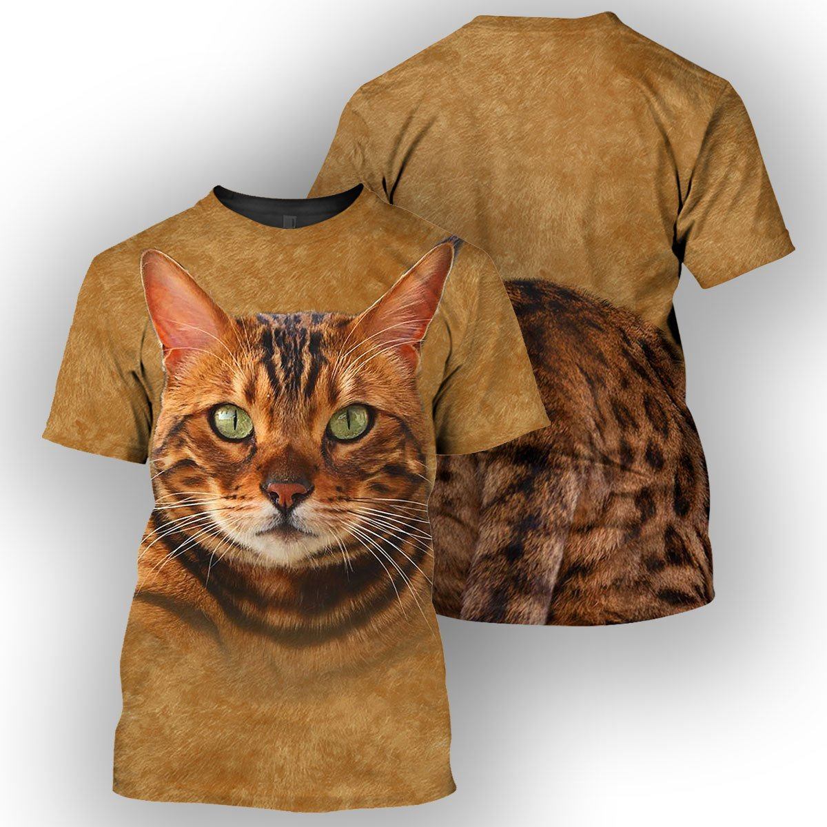 Bengal Cat - All Over Printed Shirt