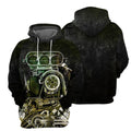 Black Drag Racing - All Over Printed Shirt