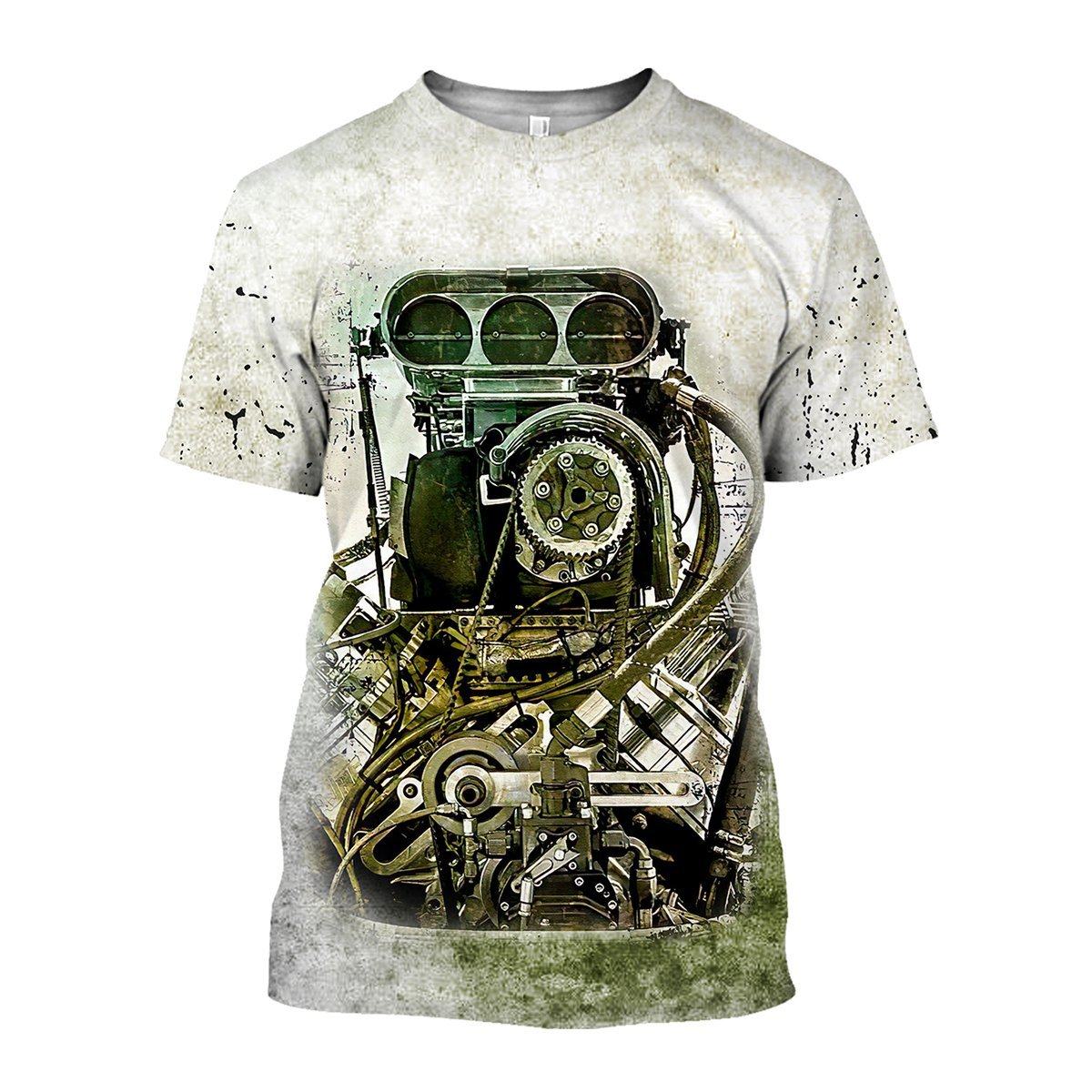 Drag Racing - All Over Printed Shirt