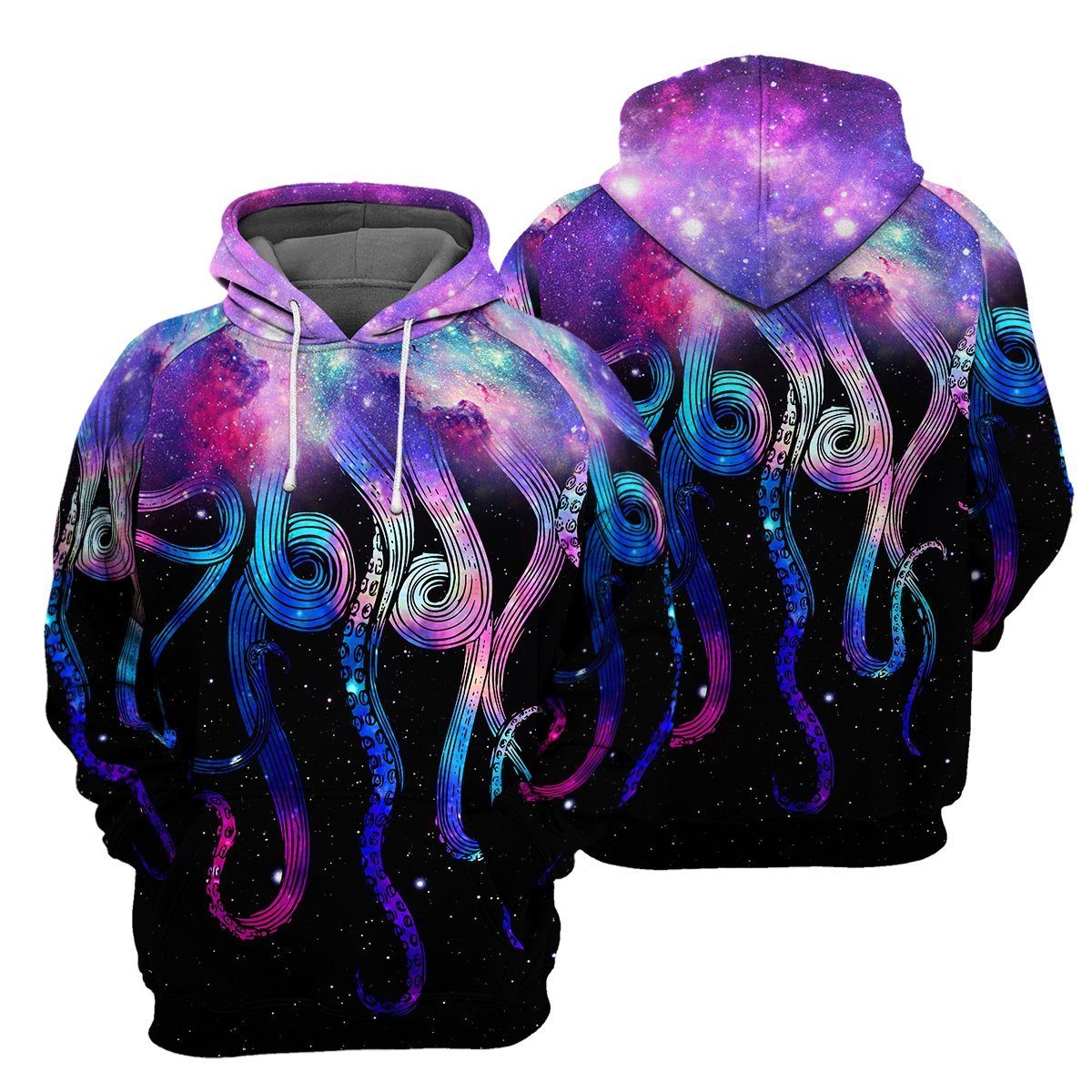Galaxy Octopus - All Over Printed Shirt