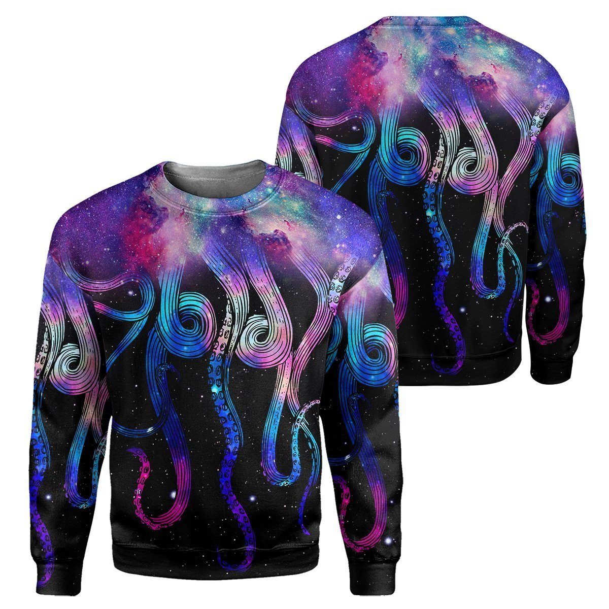 Galaxy Octopus - All Over Printed Shirt