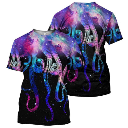 Galaxy Octopus - All Over Printed Shirt