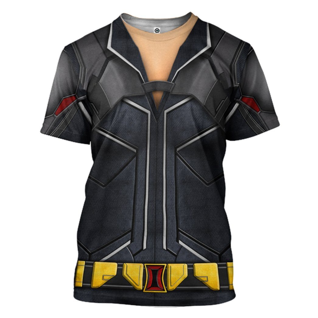 MV T-shirt Black Widow Costume Black Red Shirt Hoodie MV Hoodie