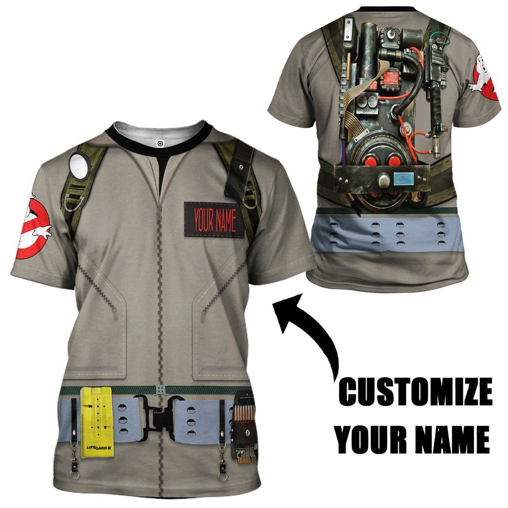 Ghostbusters 1984 Cosplay Custom Name Tshirt Hoodie Apparel