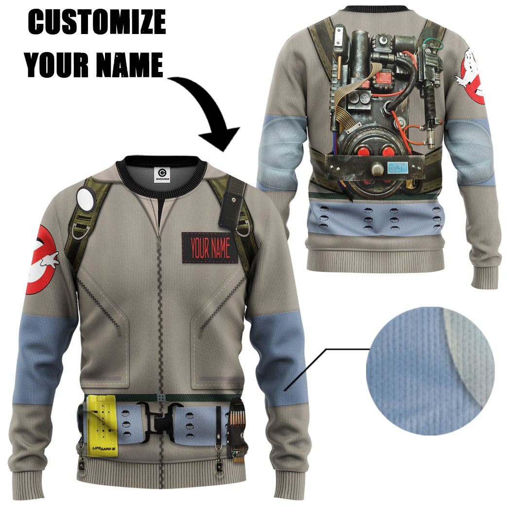 Ghostbusters 1984 Cosplay Custom Name Tshirt Hoodie Apparel