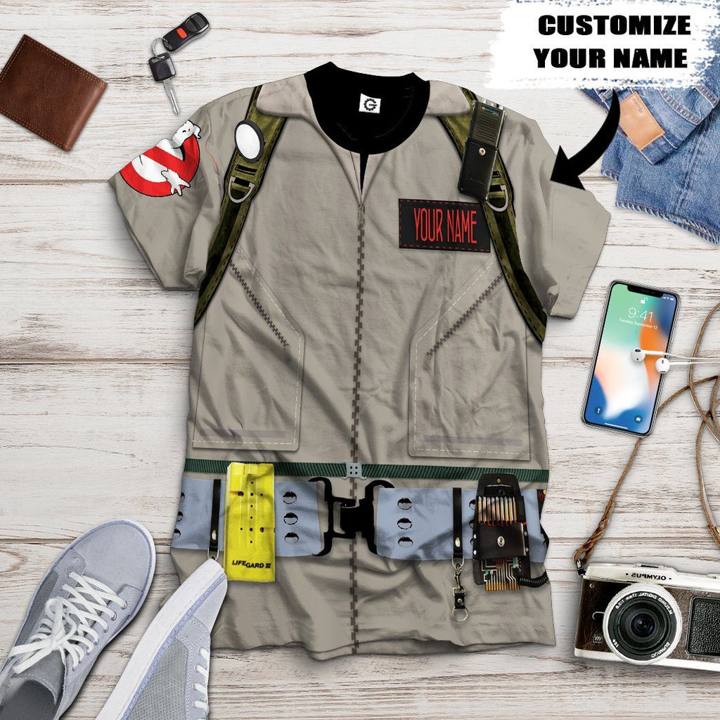 Ghostbusters 1984 Cosplay Custom Name Tshirt Hoodie Apparel
