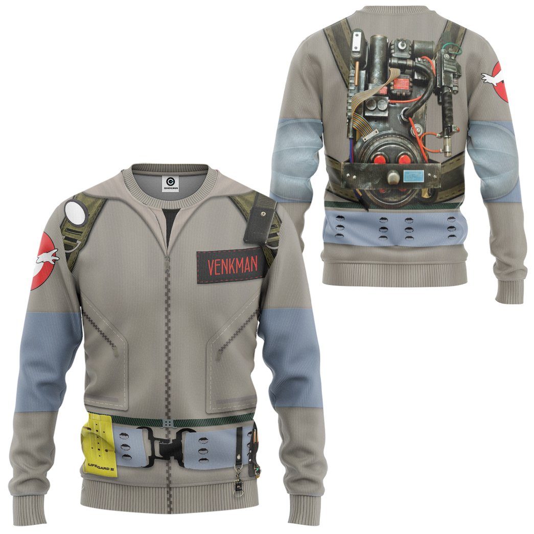 Ghostbusters 1984 Venkman Cosplay Custom Tshirt Hoodie Apparel