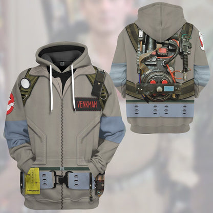 Ghostbusters 1984 Venkman Cosplay Custom Tshirt Hoodie Apparel