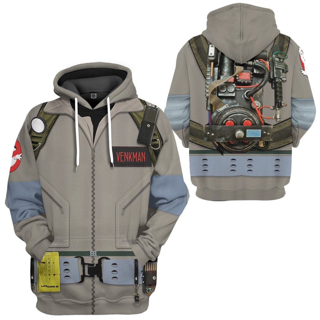 Ghostbusters 1984 Venkman Cosplay Custom Tshirt Hoodie Apparel