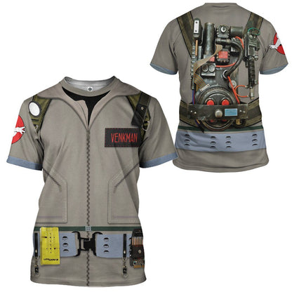 Ghostbusters 1984 Venkman Cosplay Custom Tshirt Hoodie Apparel