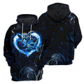 Heart Sea Turtle - All Over Printed Shirt