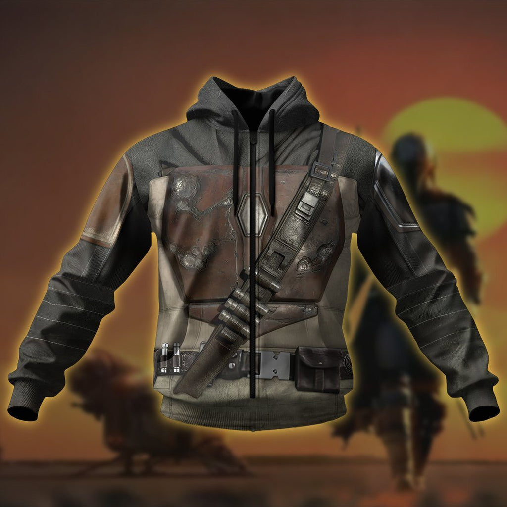 S.W The Mandalorian Custom Hoodie Apparel