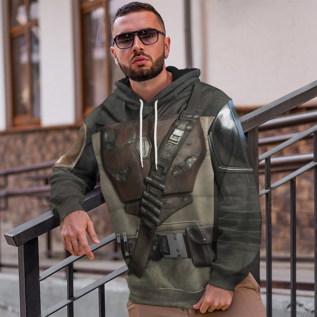 S.W The Mandalorian Custom Hoodie Apparel