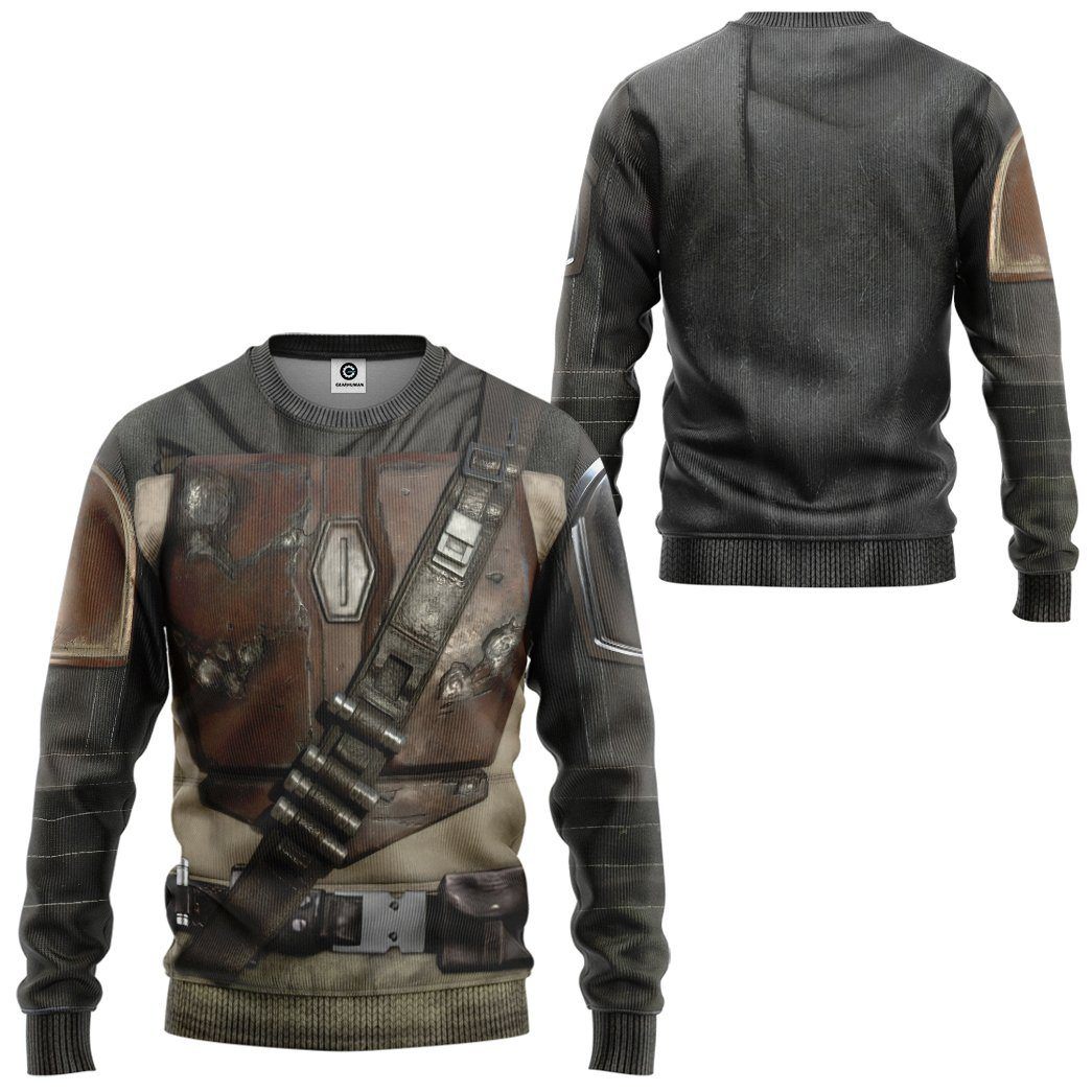 S.W The Mandalorian Custom Hoodie Apparel