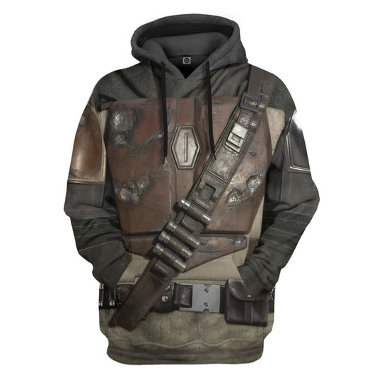 S.W The Mandalorian Custom Hoodie Apparel