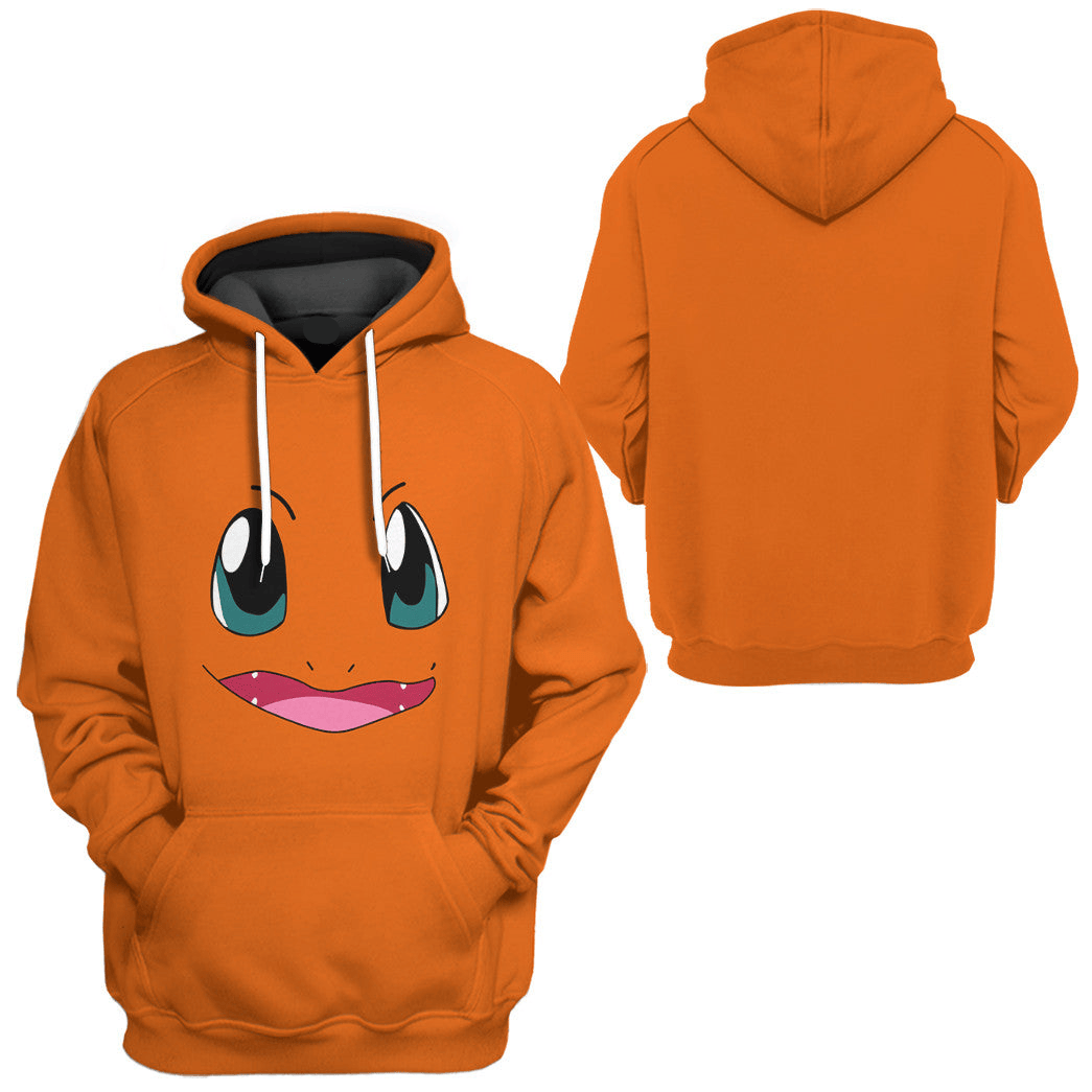 Pokemon Hoodie Charizard Pokemon Cosplay T-Shirt Orange Unisex Adults New Release - Trendy Gift For Men & Women