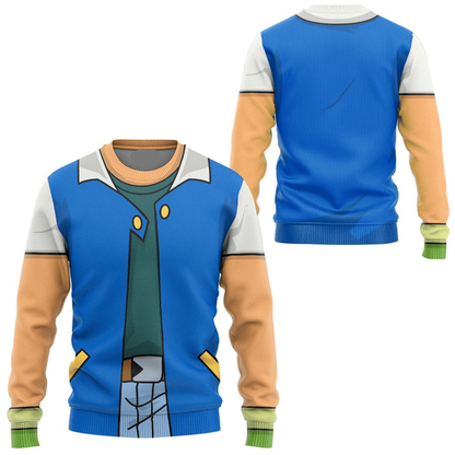 Pokemon Hoodie Ash Ketchum Pokemon Cosplay T-Shirt Colorful Unisex Adults New Release - Trendy Gift For Men & Women