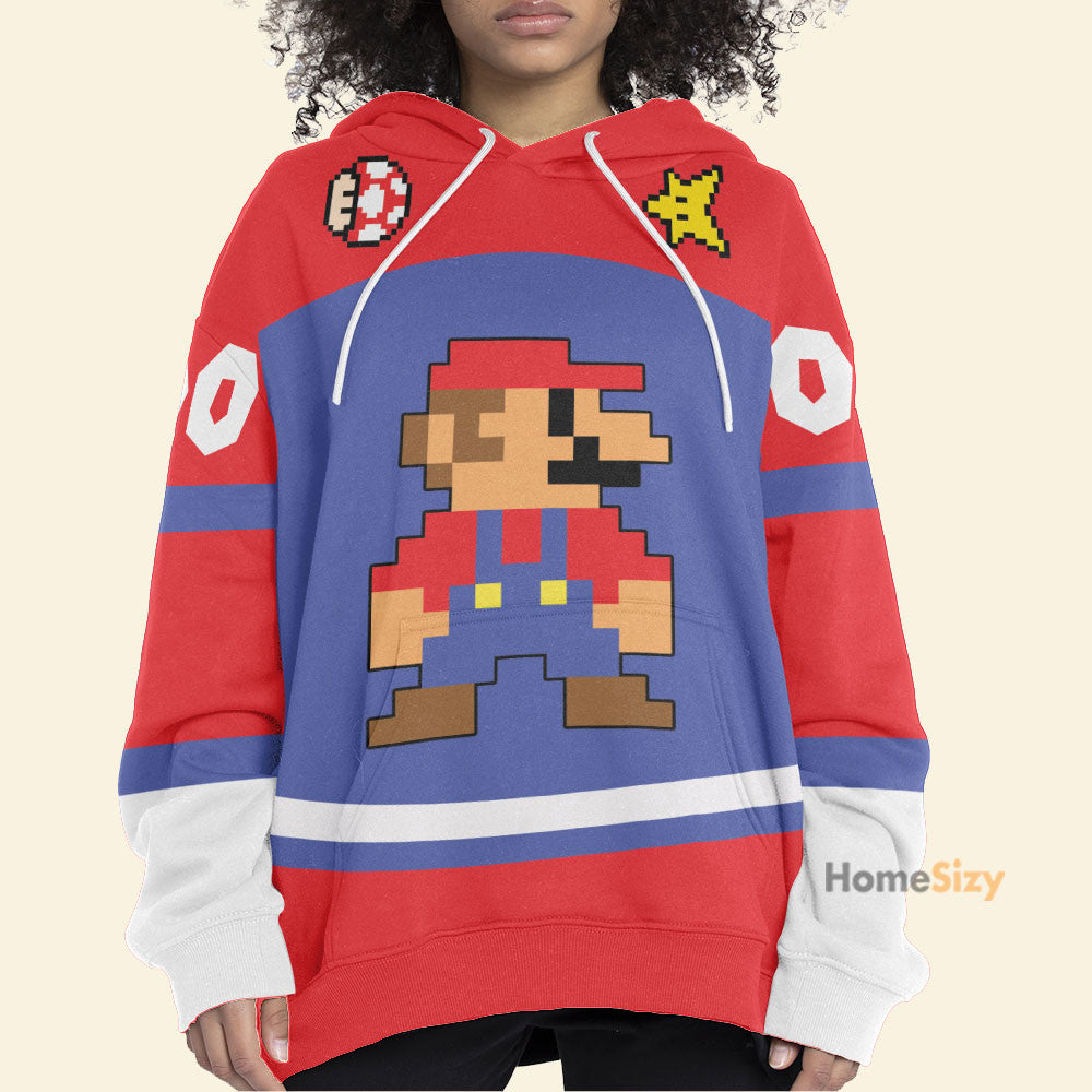 Name And Number Mrio Sports Ver 2 - Hoodie