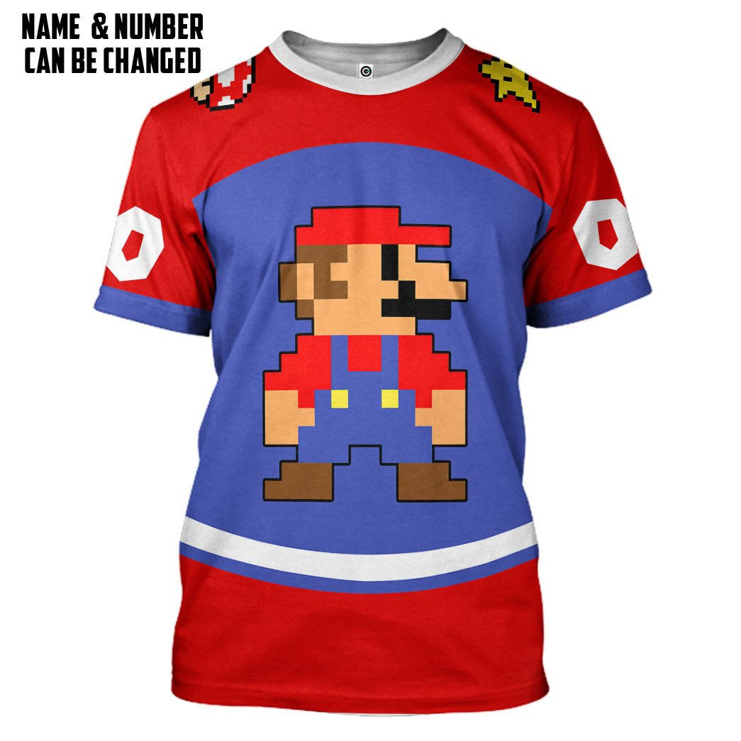 Name And Number Mrio Sports Ver 2 - Hoodie