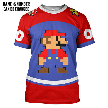 Name And Number Mrio Sports Ver 2 - Hoodie