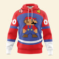 Name And Number Mrio Sports Ver 2 - Hoodie
