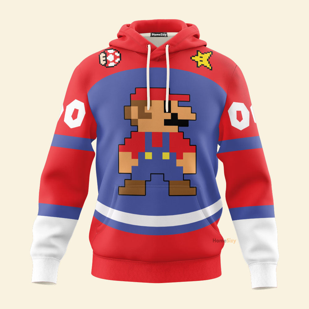 Name And Number Mrio Sports Ver 2 - Hoodie