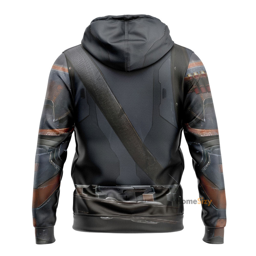 DC Deathstroke Suit Cosplay Costume Hoodie QT210382Hg